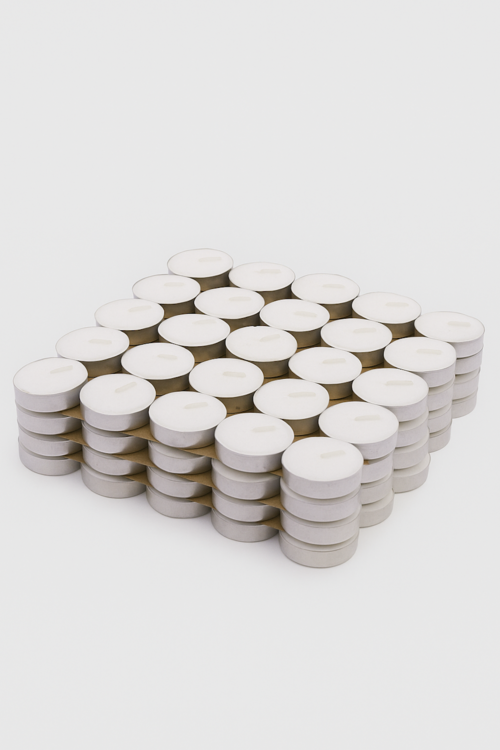 Tealight Candles – Pack of 50 | Made of Paraffin Wax | Long Lasting |